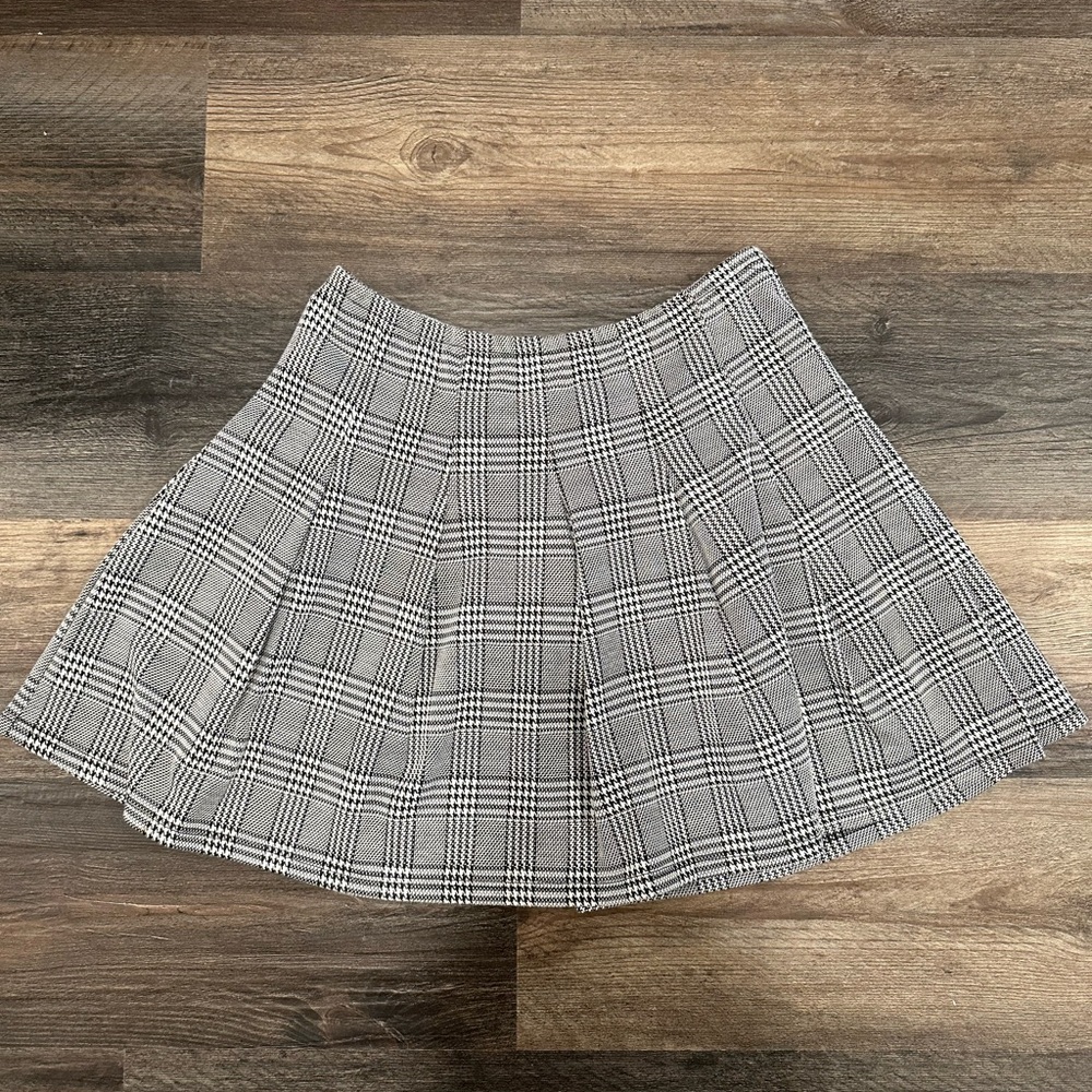 Plaid Pleated Altar’d State Skirt